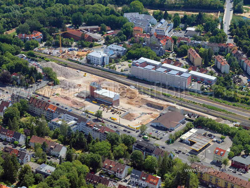 Luftaufnahme ehem. Branntweinareal in Nürnberg | Mittelfranken, Bayern