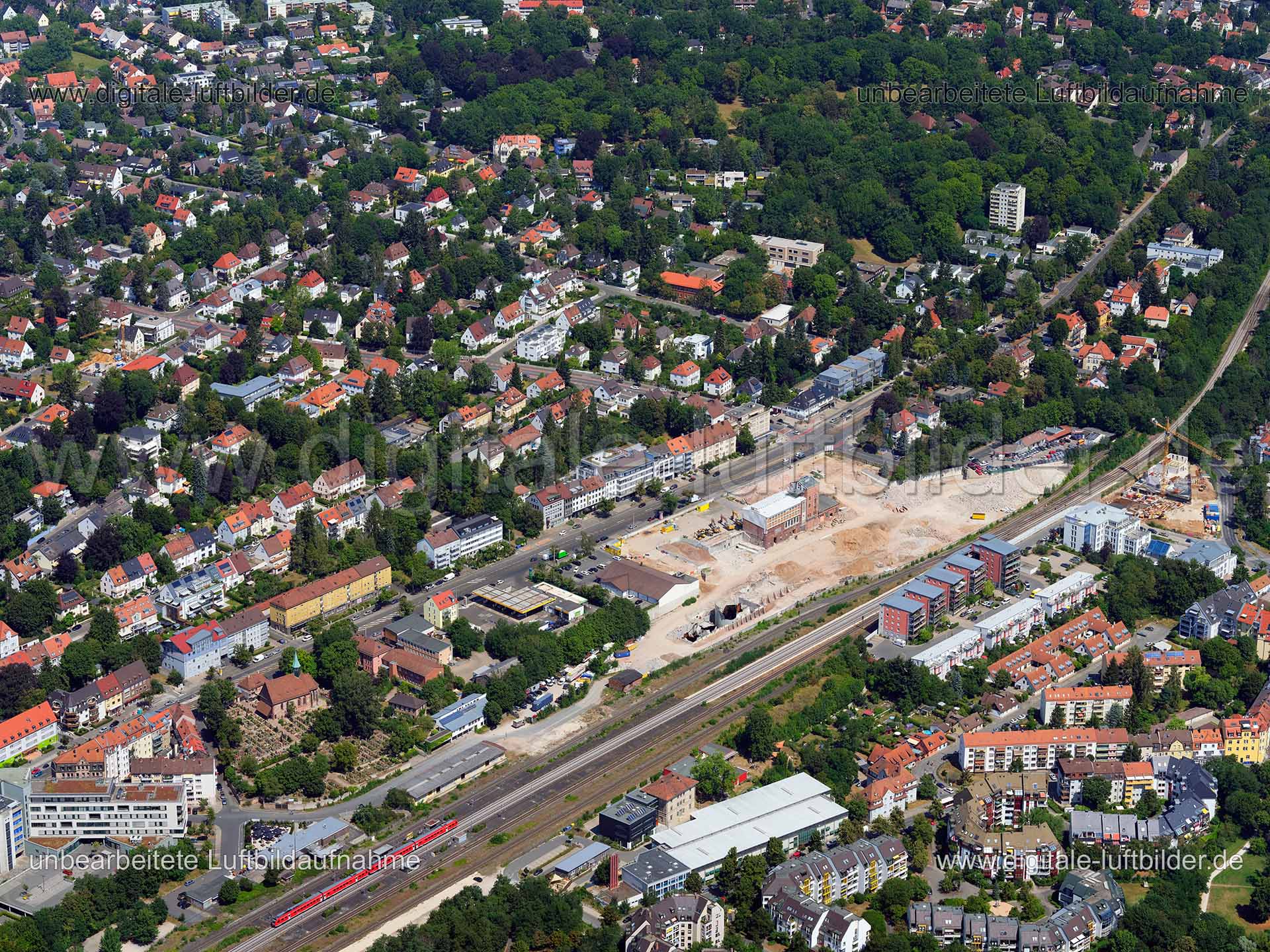 Luftaufnahme ehem. Branntweinareal in Nürnberg | Mittelfranken, Bayern
