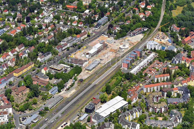 Luftaufnahme ehem. Branntweinareal in Nürnberg | Mittelfranken, Bayern