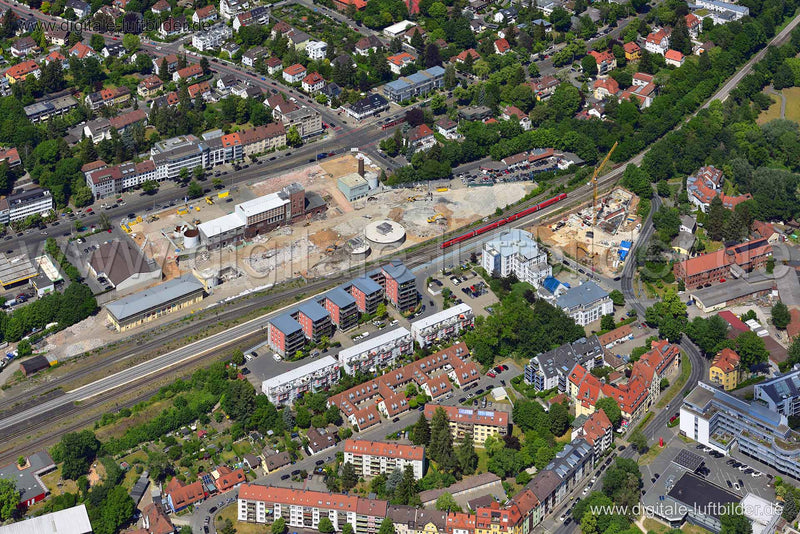Luftaufnahme ehem. Branntweinareal in Nürnberg | Mittelfranken, Bayern