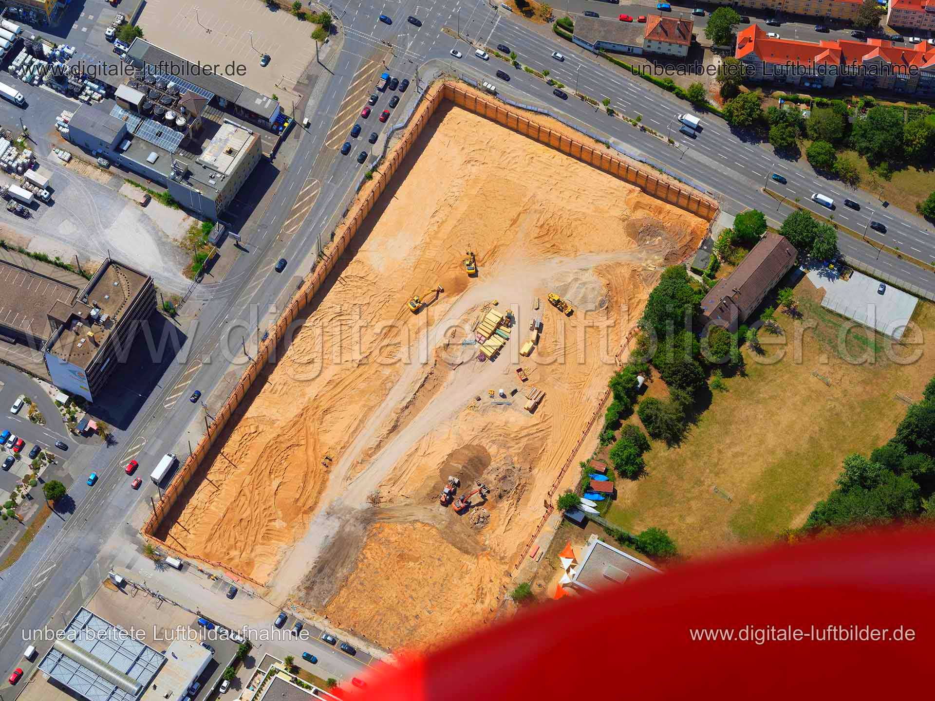 Luftaufnahme ehem. Coca-Cola-Areal in Nürnberg | Mittelfranken, Bayern