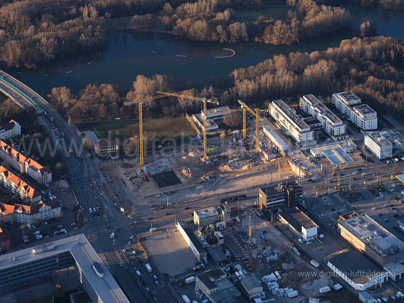Luftaufnahme ehem. Coca-Cola Areal in Nürnberg | Mittelfranken, Bayern