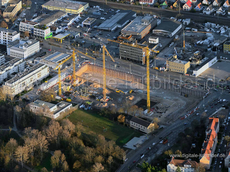 Luftaufnahme ehem. Coca-Cola Areal in Nürnberg | Mittelfranken, Bayern