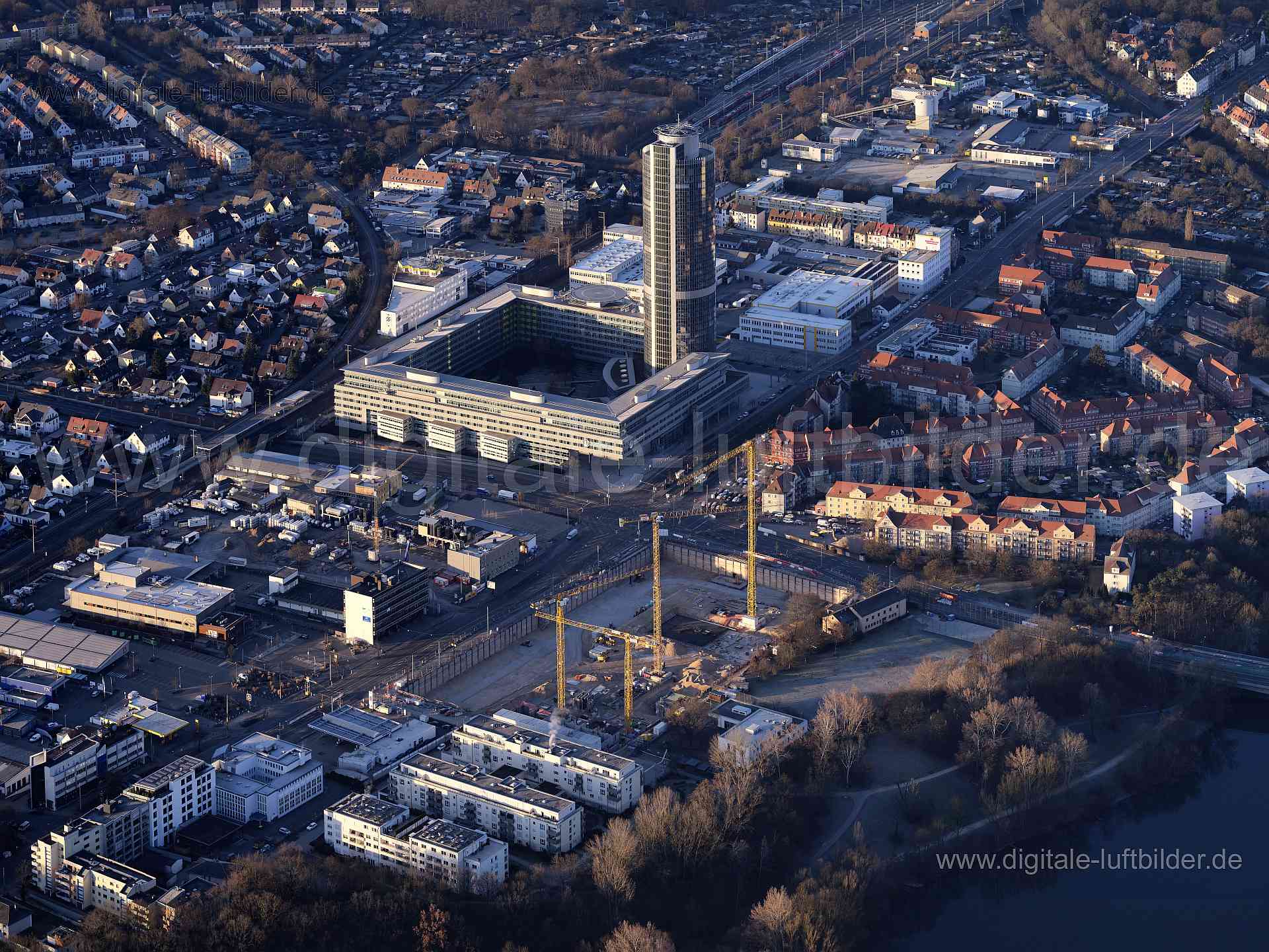 Luftaufnahme ehem. Coca-Cola Areal in Nürnberg | Mittelfranken, Bayern