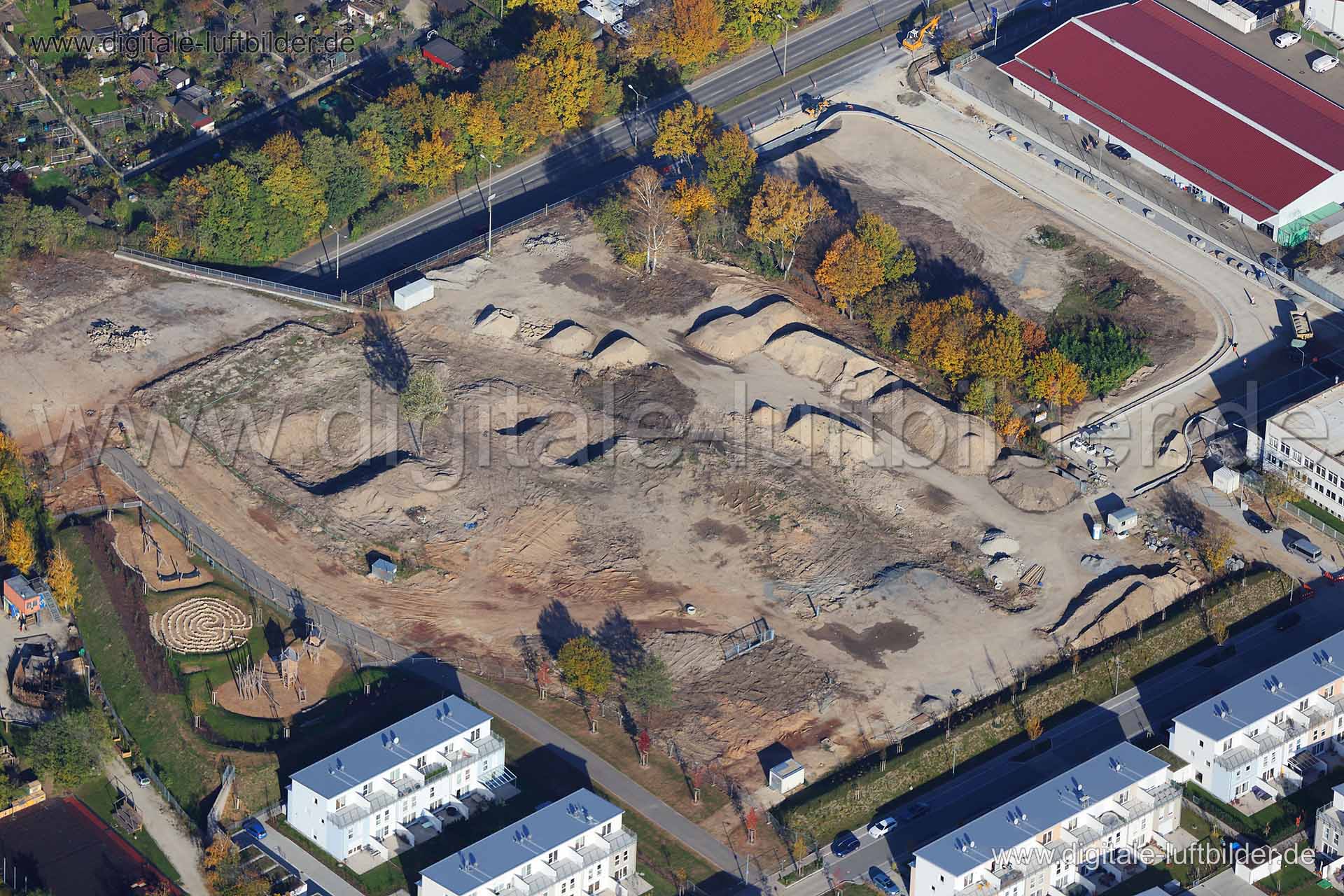 Luftaufnahme ehem. Nordbahnhof in Nürnberg | Mittelfranken, Bayern