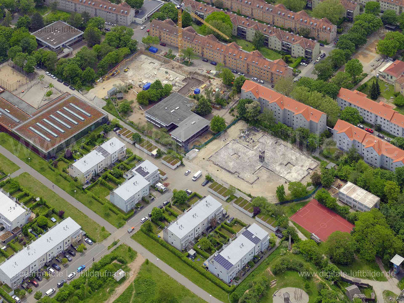 Luftaufnahme ehem. Nordbahnhof in Nürnberg | Mittelfranken, Bayern