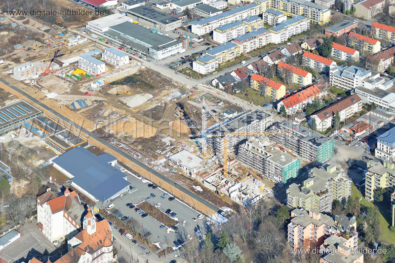 Luftaufnahme ehem. Nordbahnhof in Nürnberg | Mittelfranken, Bayern