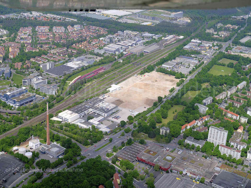 Luftaufnahme ehem. Prinovis in Nürnberg | Mittelfranken, Bayern