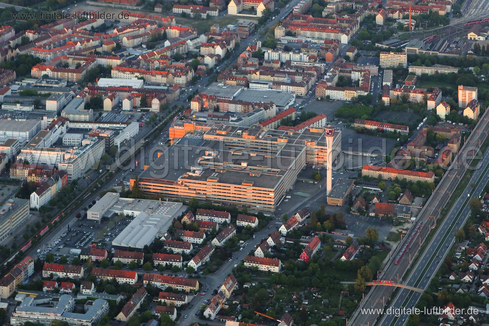 Luftaufnahme ehem. Quelle in Nürnberg | Mittelfranken, Bayern