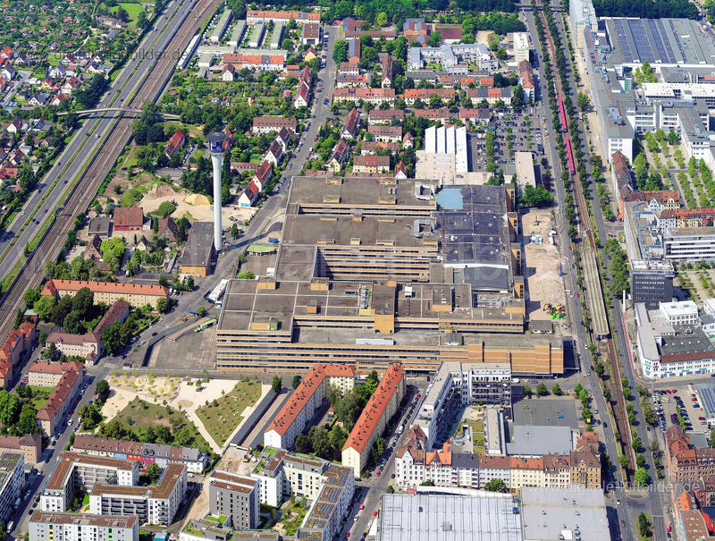 Luftaufnahme ehem. Quelle in Nürnberg | Mittelfranken, Bayern