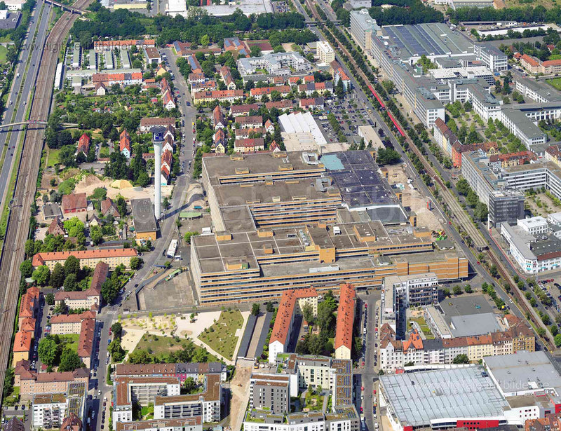 Luftaufnahme ehem. Quelle in Nürnberg | Mittelfranken, Bayern