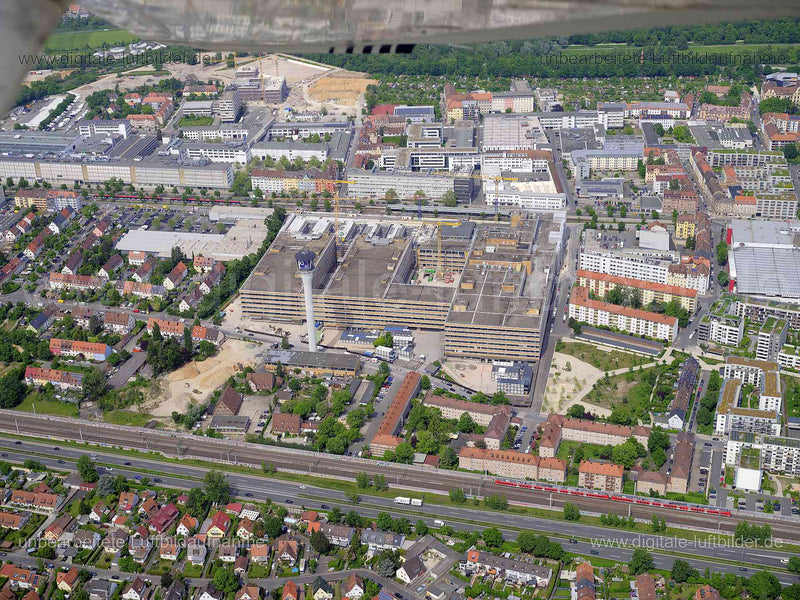 Luftaufnahme ehem. Quelle in Nürnberg | Mittelfranken, Bayern