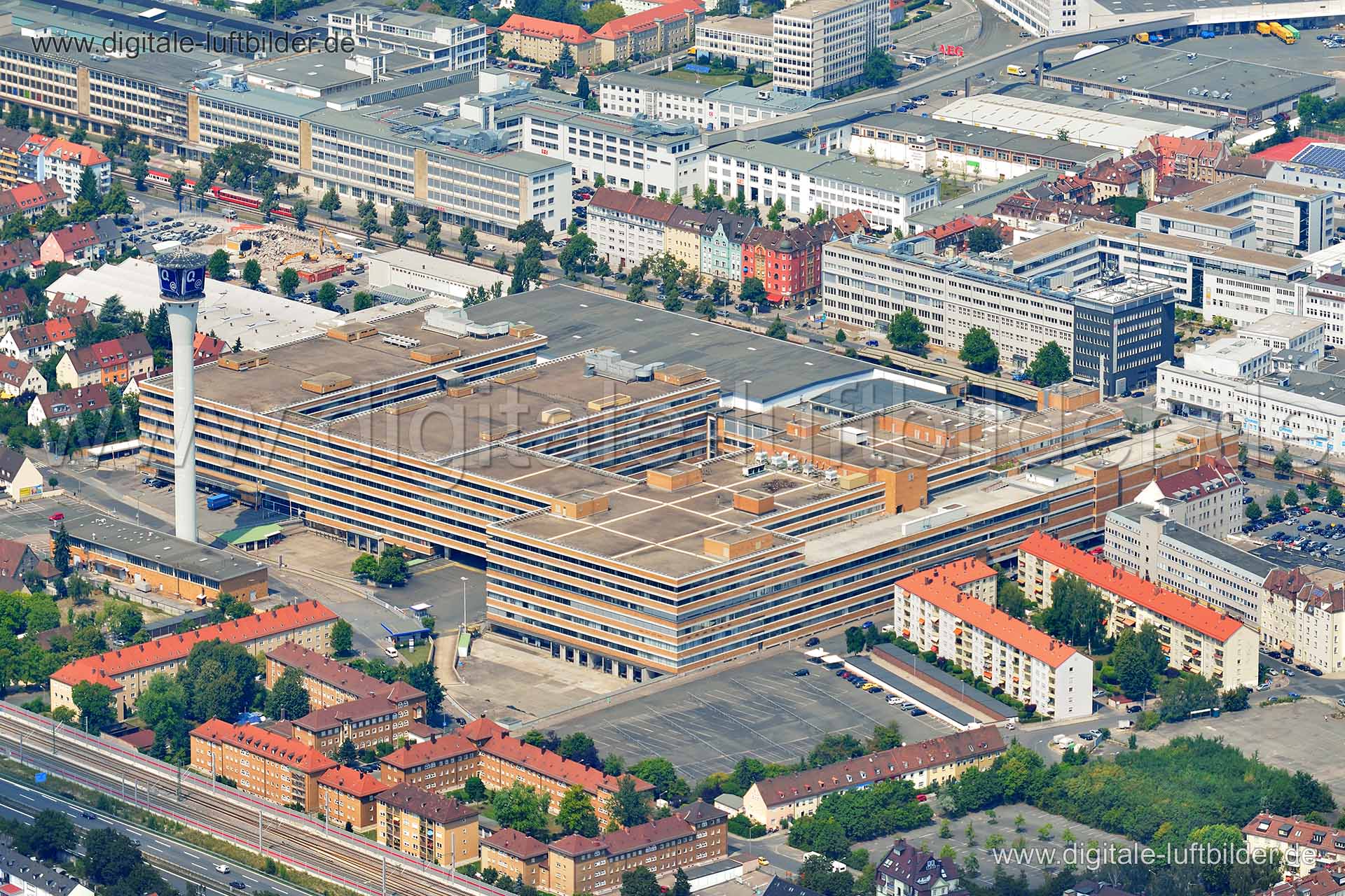 Luftaufnahme ehem. Quelle in Nürnberg | Mittelfranken, Bayern