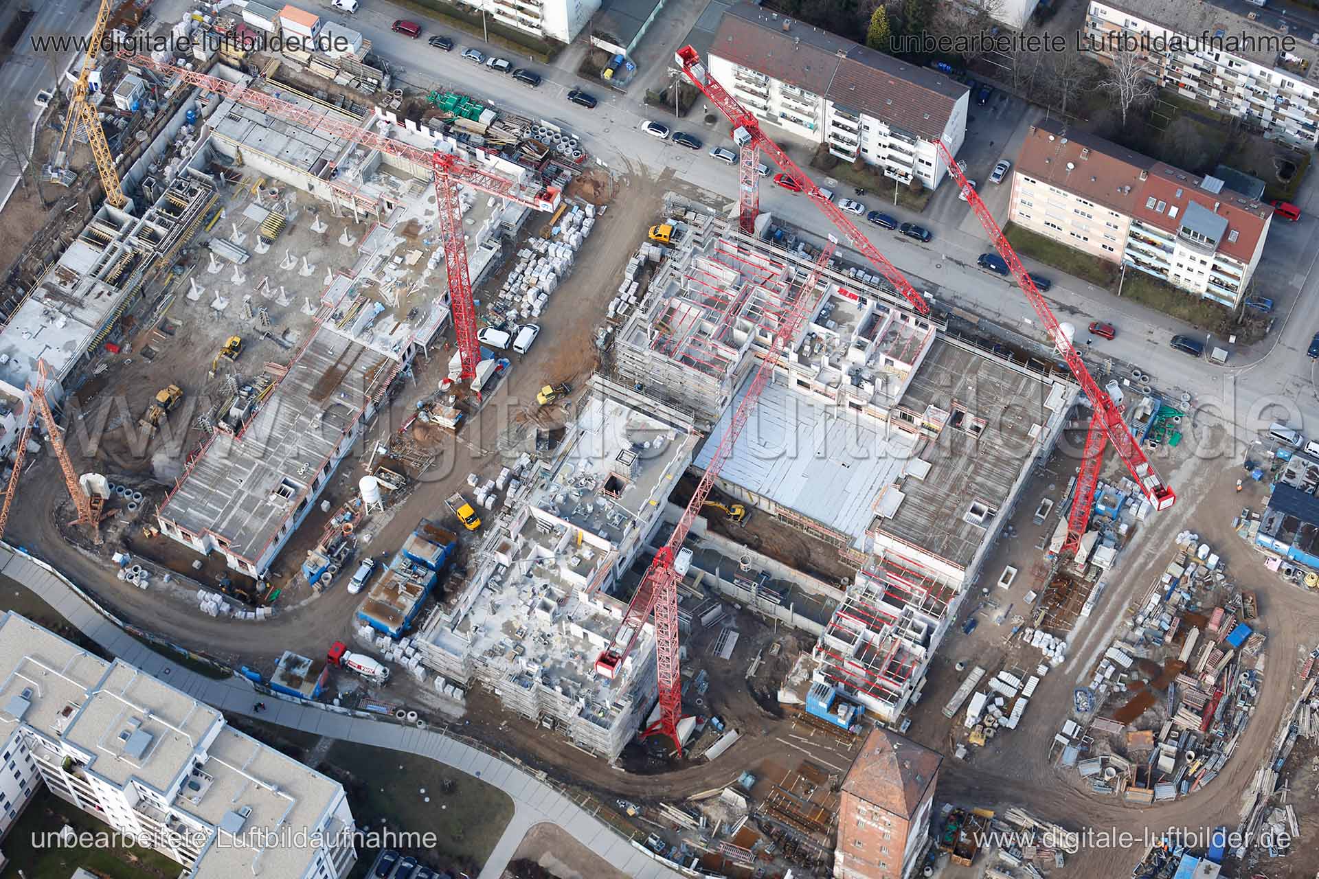 Luftaufnahme ehem. Tucher-Areal in Nürnberg | Mittelfranken, Bayern