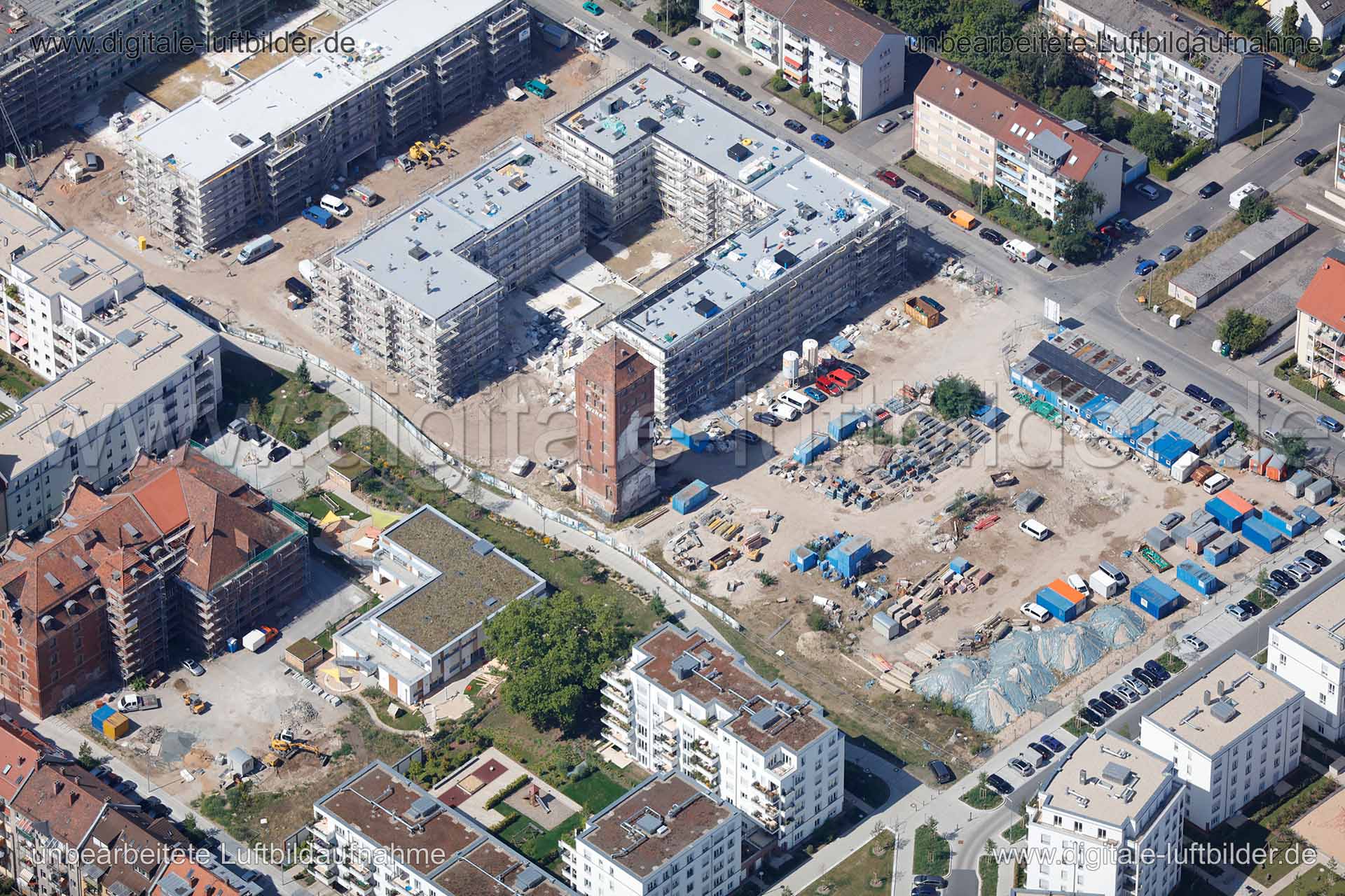 Luftaufnahme ehem. Tucher-Areal in Nürnberg | Mittelfranken, Bayern