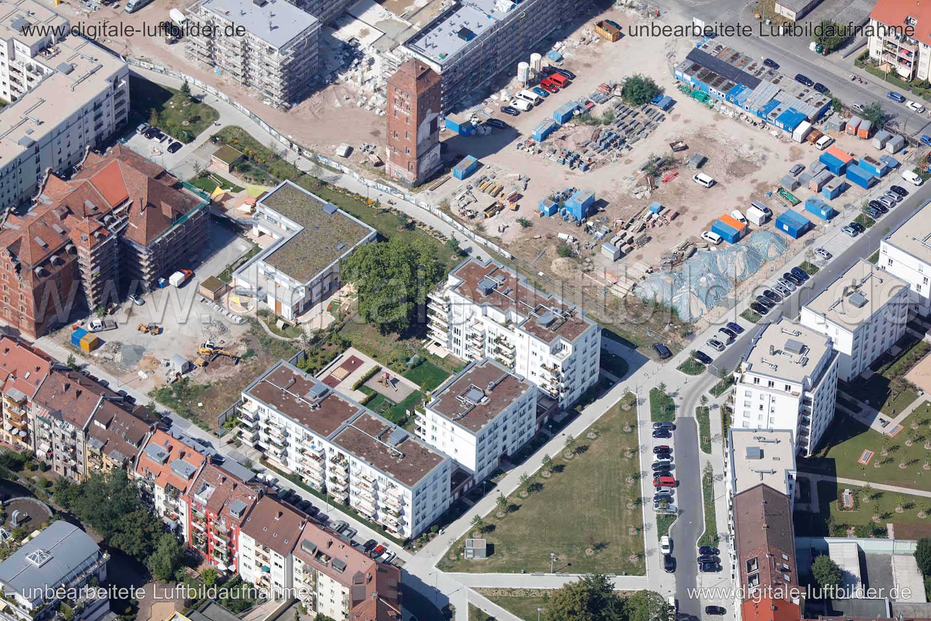 Luftaufnahme ehem. Tucher-Areal in Nürnberg | Mittelfranken, Bayern