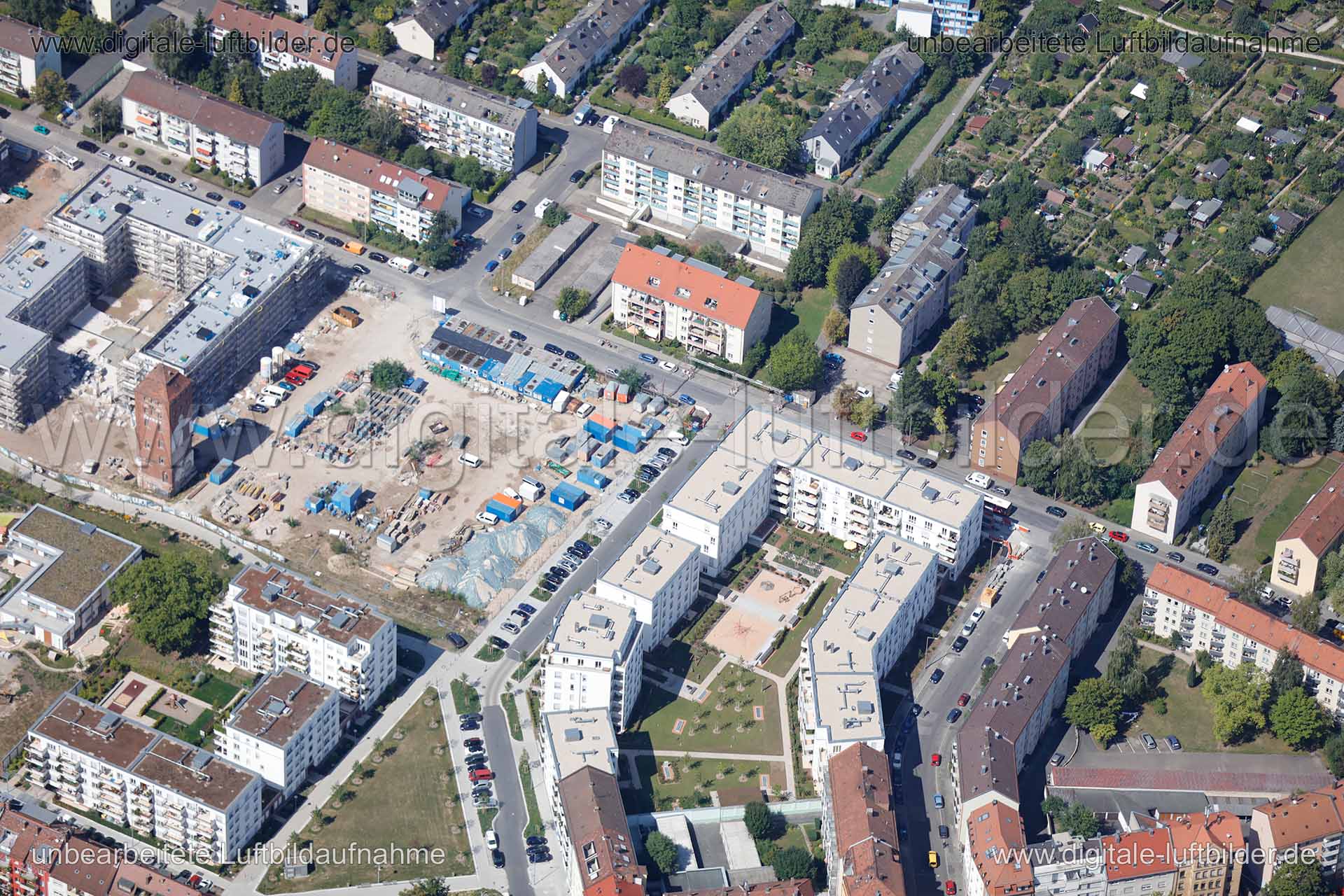 Luftaufnahme ehem. Tucher-Areal in Nürnberg | Mittelfranken, Bayern