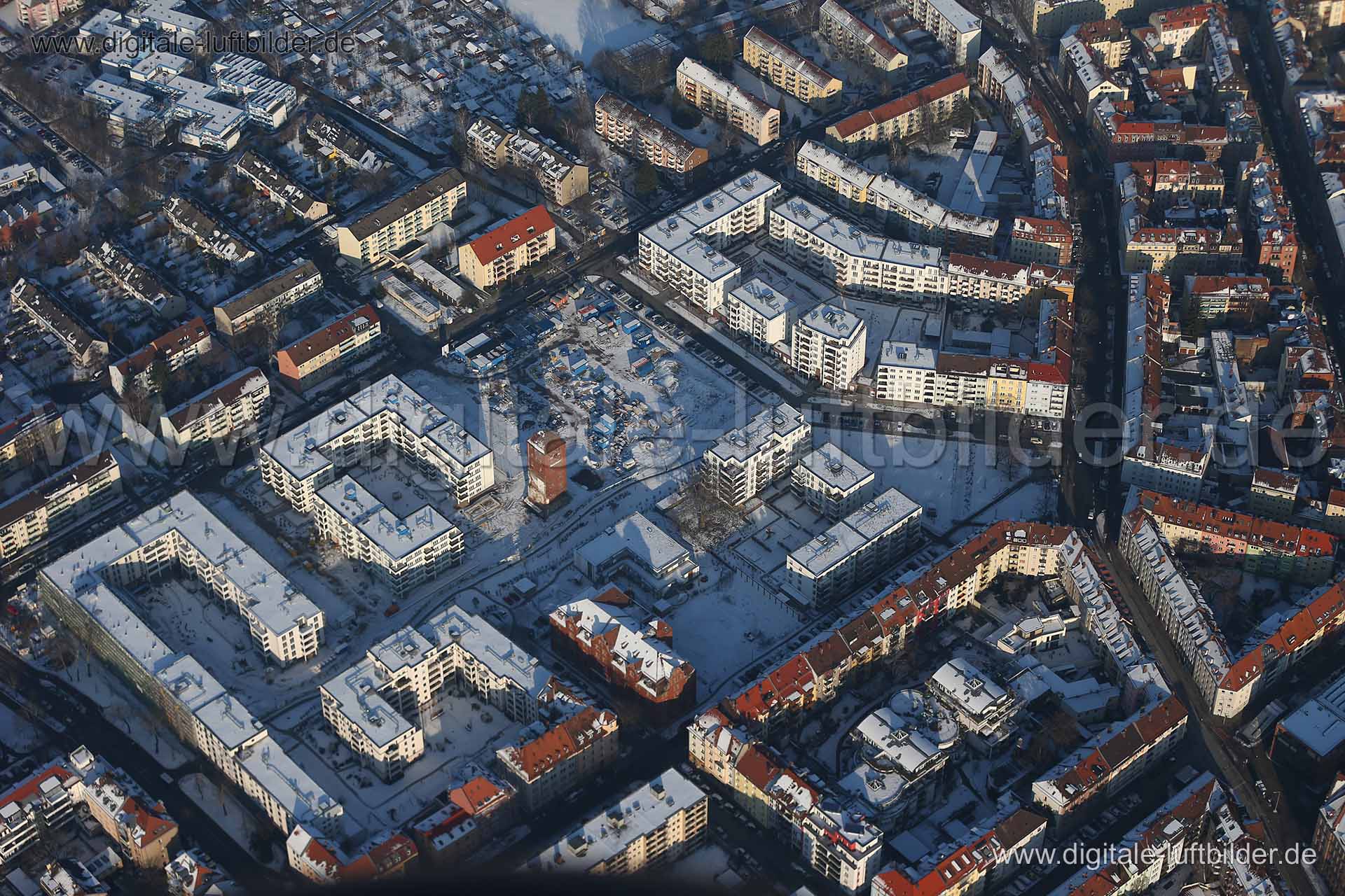 Luftaufnahme ehem. Tucher-Areal in Nürnberg | Mittelfranken, Bayern