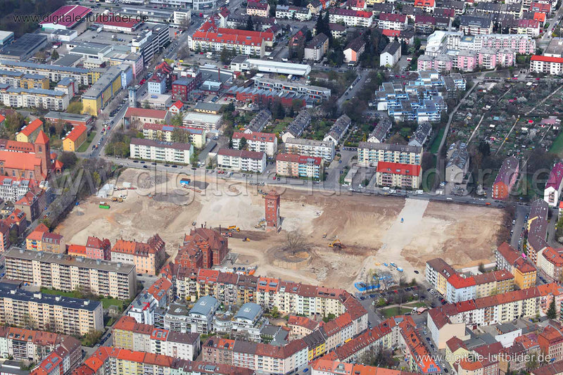 Luftaufnahme ehem. Tucher-Areal in Nürnberg | Mittelfranken, Bayern