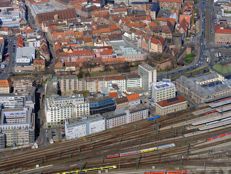 Luftaufnahme Eilgutstraße in Nürnberg | Mittelfranken, Bayern