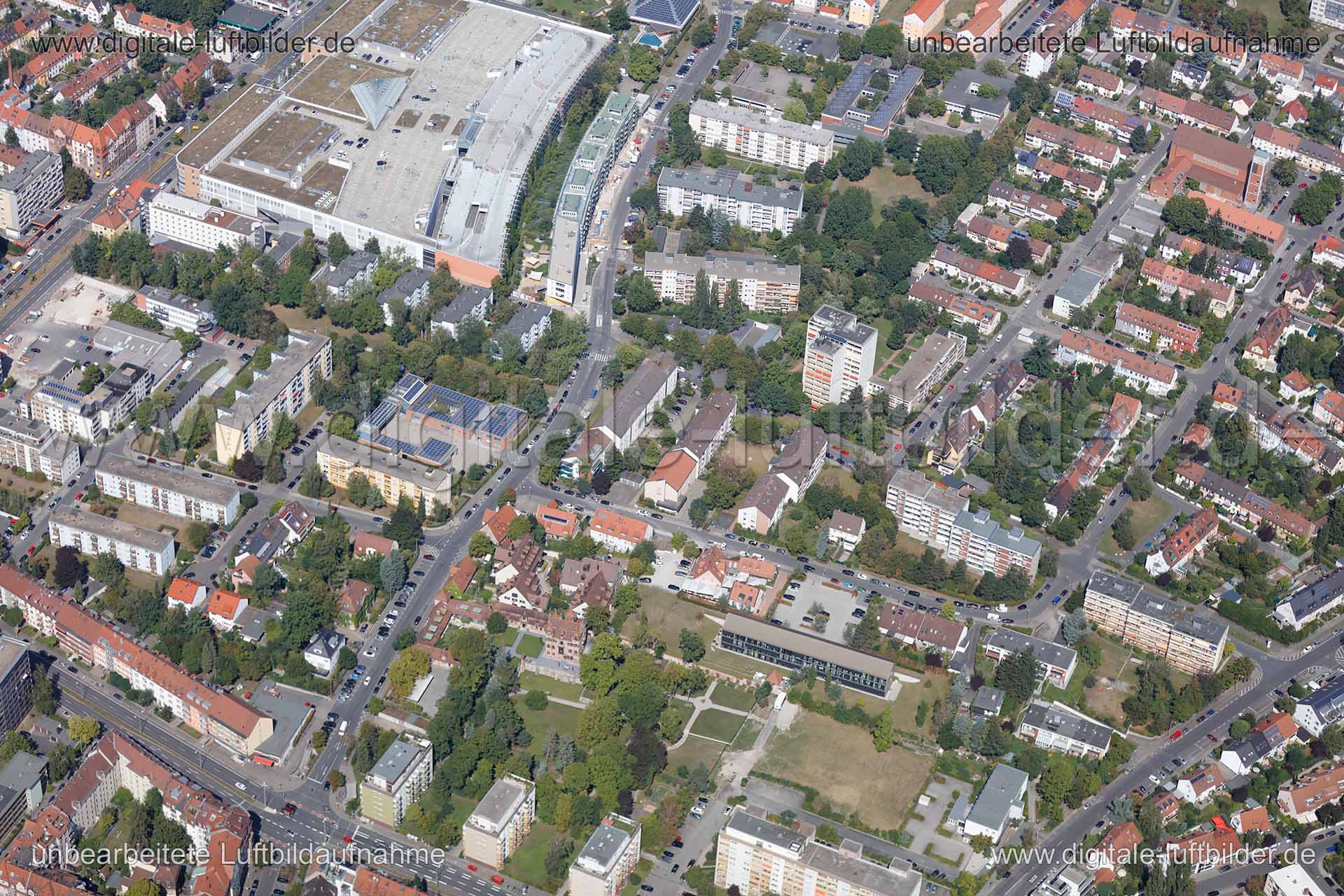 Luftaufnahme Elbinger Straße in Nürnberg | Mittelfranken, Bayern
