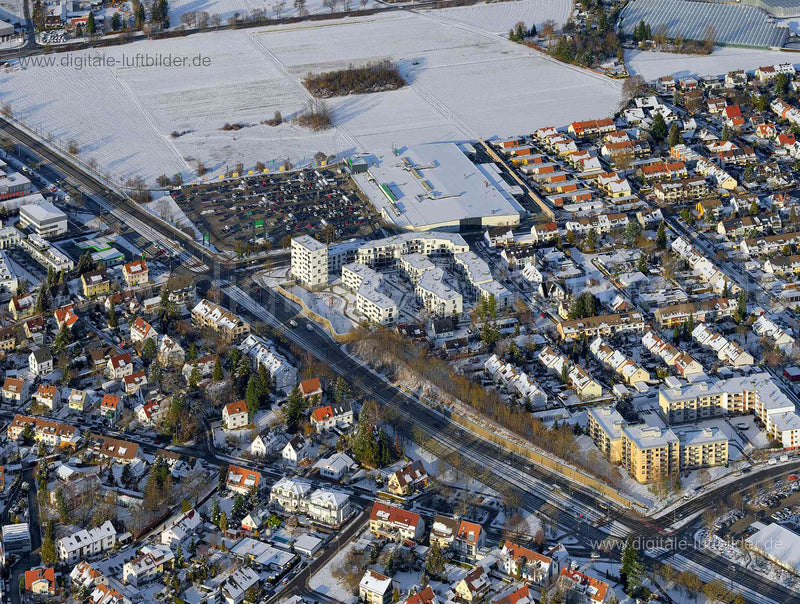 Luftaufnahme Erlanger Straße in Nürnberg | Mittelfranken, Bayern