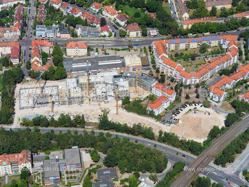 Luftaufnahme Europaplatz in Nürnberg | Mittelfranken, Bayern