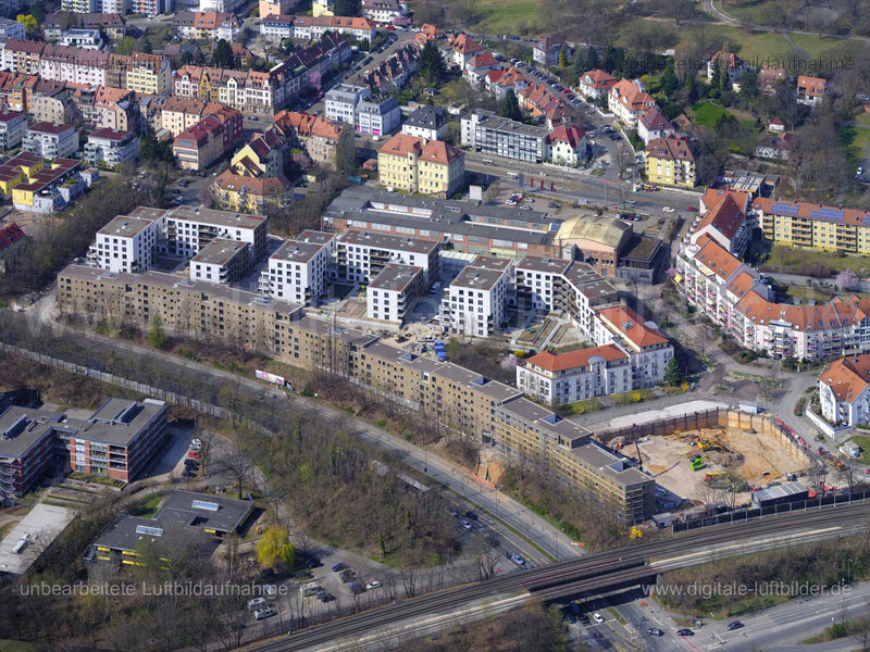 Luftaufnahme Europaplatz in Nürnberg | Mittelfranken, Bayern