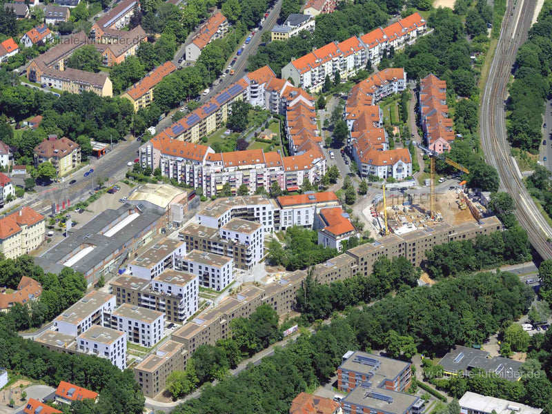 Luftaufnahme Europaplatz in Nürnberg | Mittelfranken, Bayern