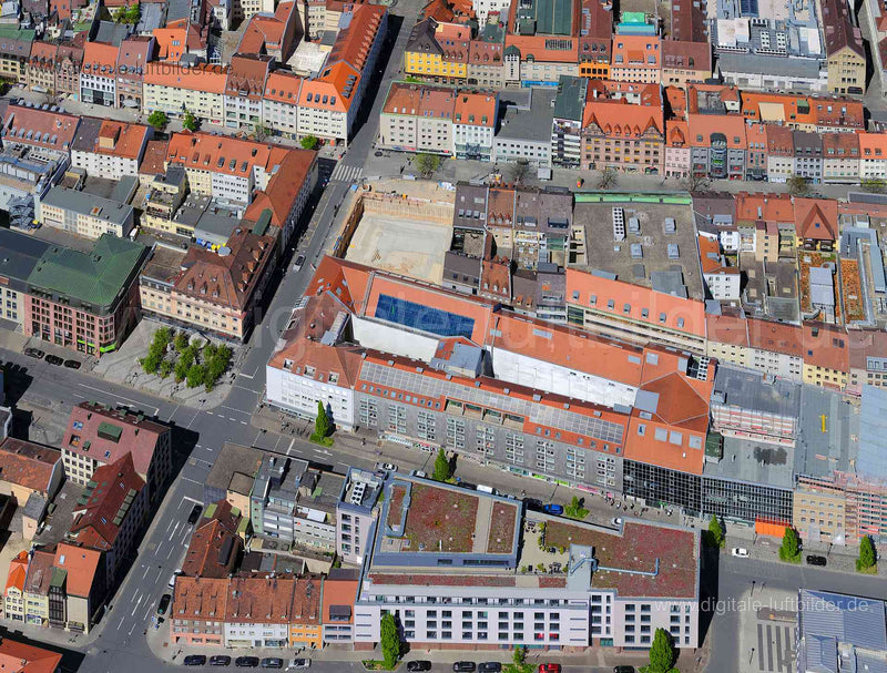 Luftaufnahme Färberstraße in Nürnberg | Mittelfranken, Bayern