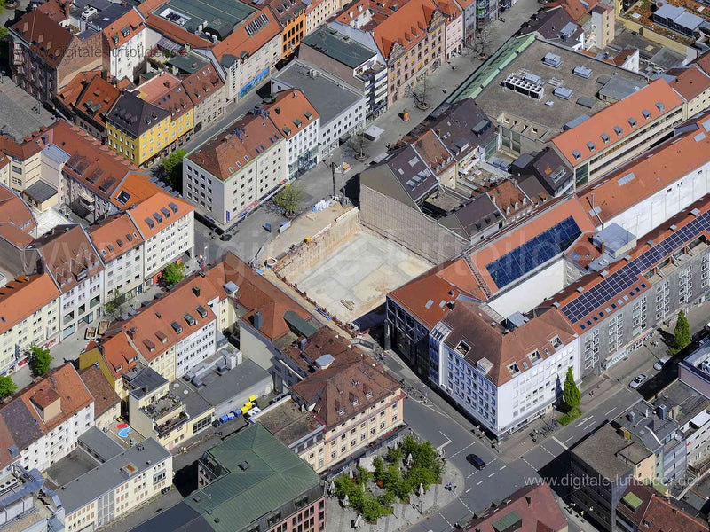 Luftaufnahme Färberstraße in Nürnberg | Mittelfranken, Bayern