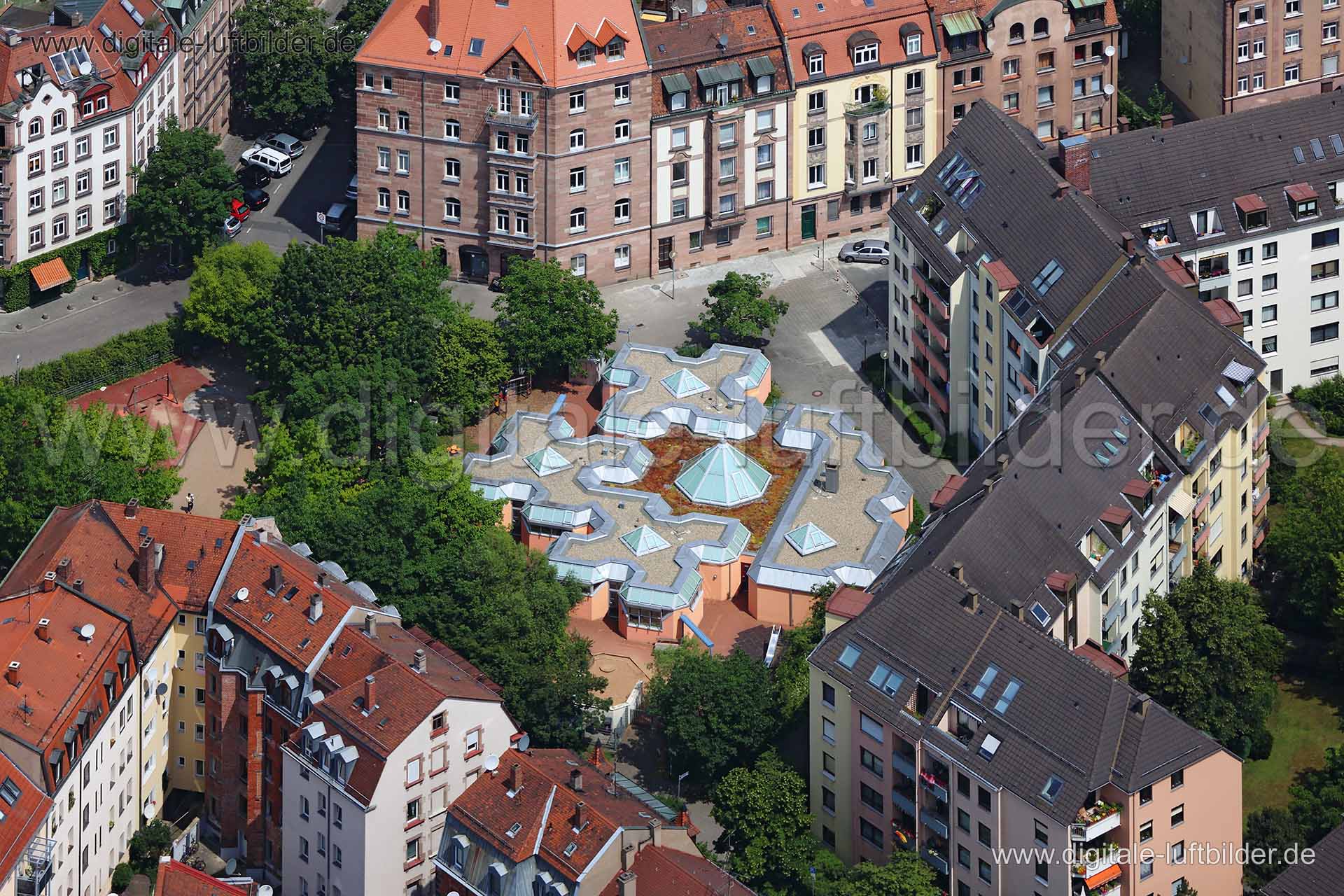 Luftaufnahme Fenitzerplatz in Nürnberg | Mittelfranken, Bayern