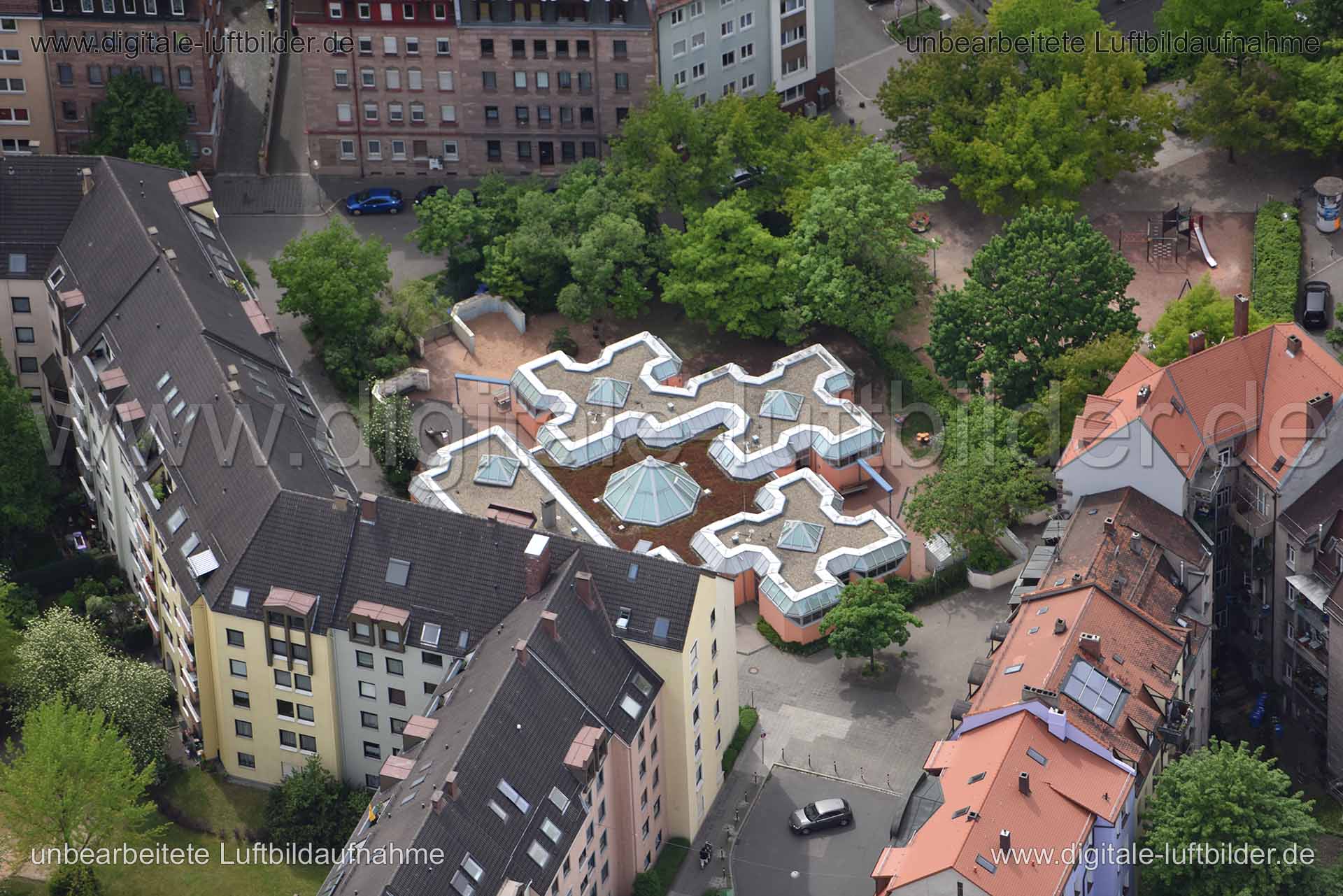 Luftaufnahme Fenitzerplatz in Nürnberg | Mittelfranken, Bayern