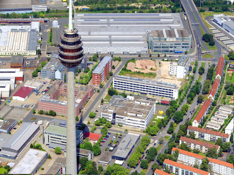 Luftaufnahme Fernsehturm in Nürnberg | Mittelfranken, Bayern