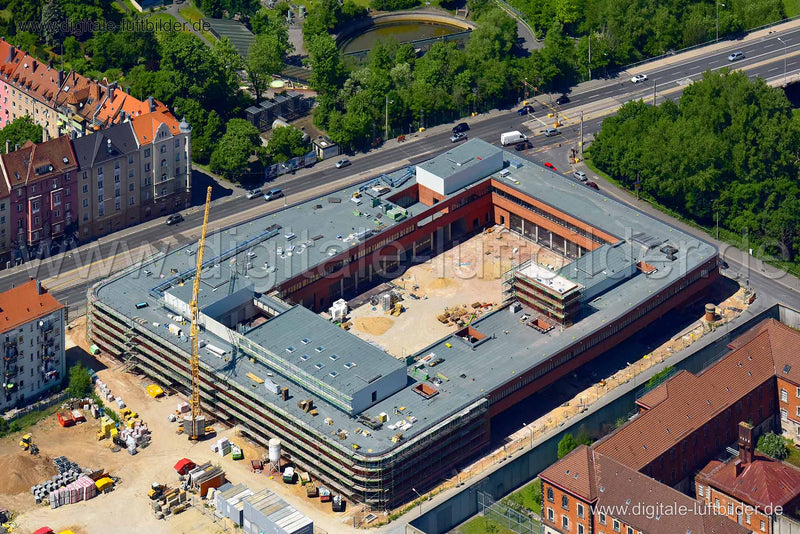 Luftaufnahme Feuerwache in Nürnberg | Mittelfranken, Bayern