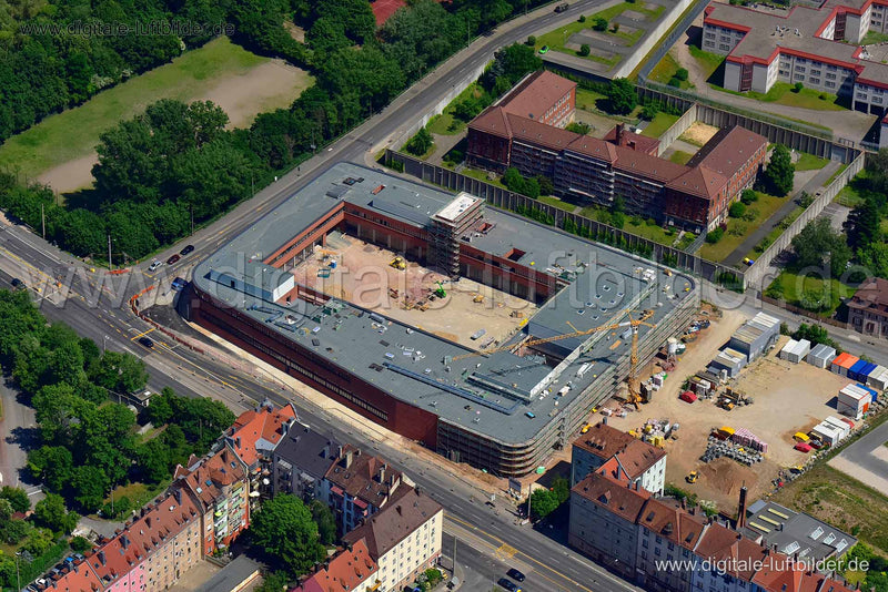 Luftaufnahme Feuerwache in Nürnberg | Mittelfranken, Bayern