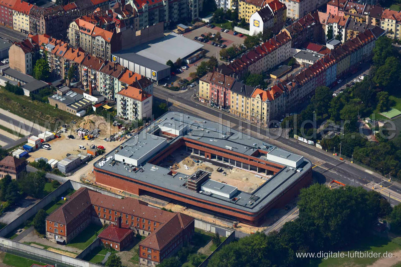 Luftaufnahme Feuerwache 1 in Nürnberg | Mittelfranken, Bayern