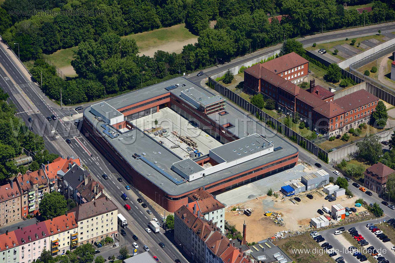 Luftaufnahme Feuerwache 1 in Nürnberg | Mittelfranken, Bayern