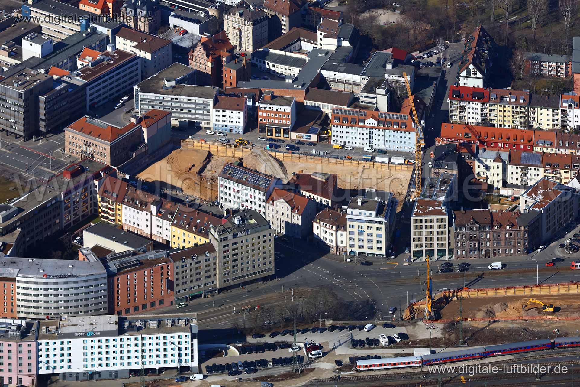 Luftaufnahme Flaschenhofstraße in Nürnberg | Mittelfranken, Bayern