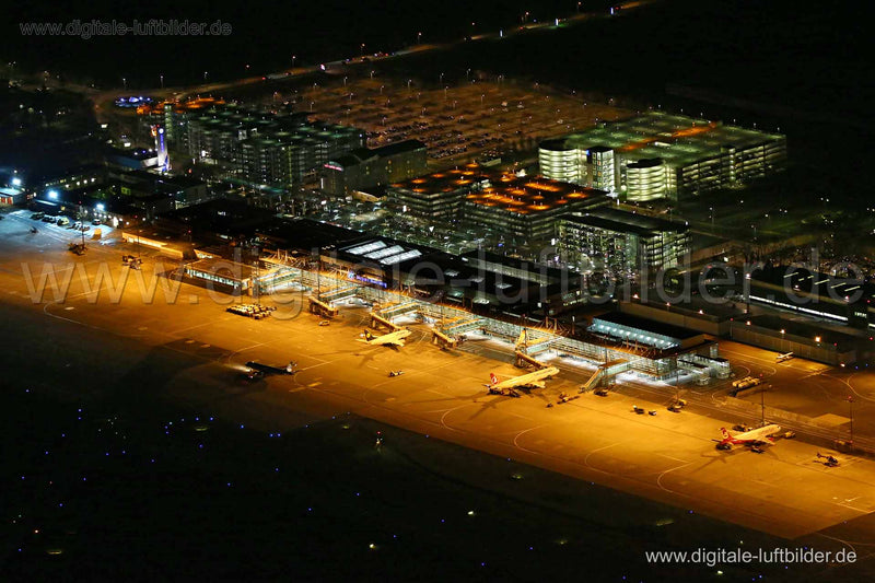 Luftaufnahme Flughafen in Nürnberg | Mittelfranken, Bayern