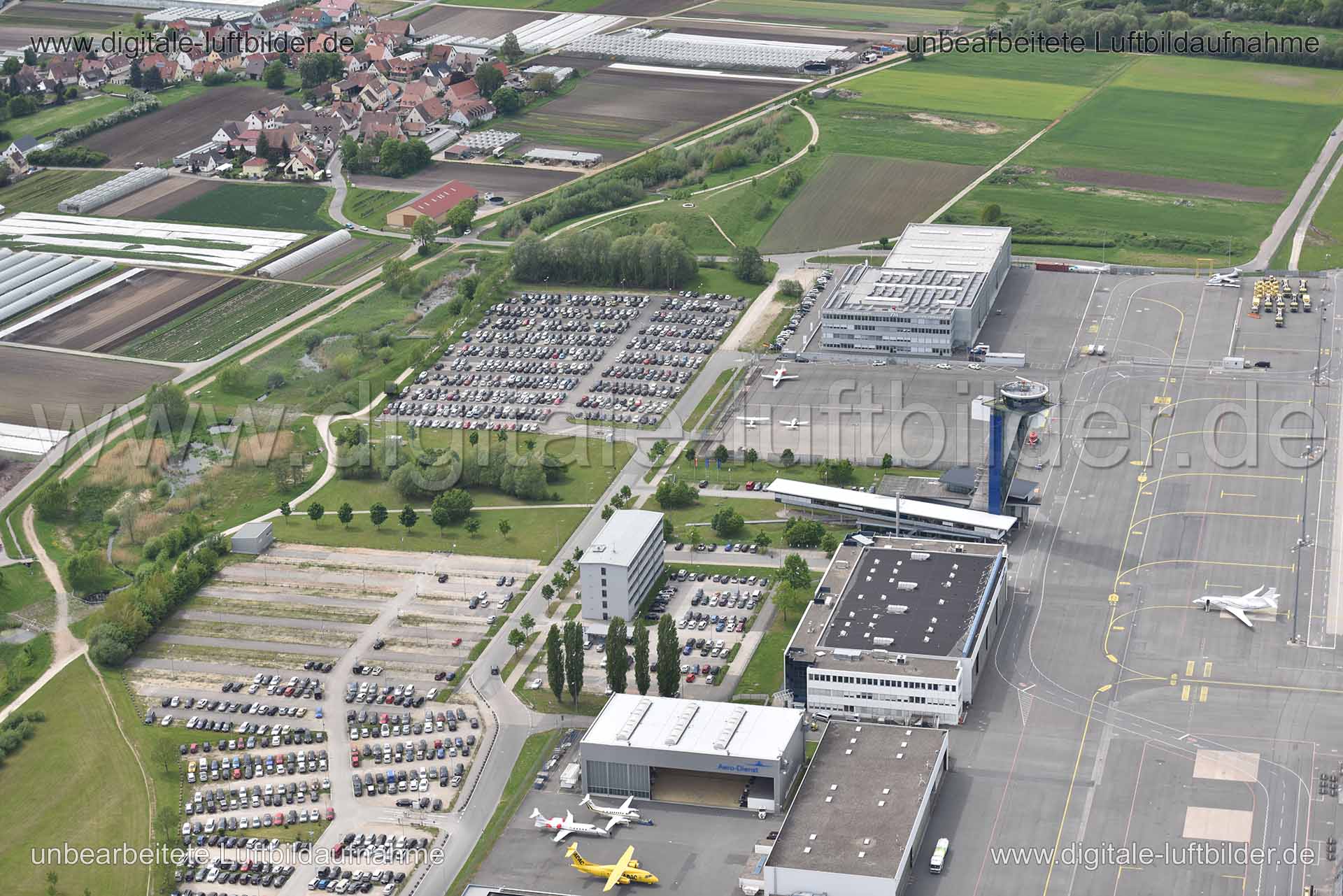 Luftaufnahme Flughafen in Nürnberg | Mittelfranken, Bayern
