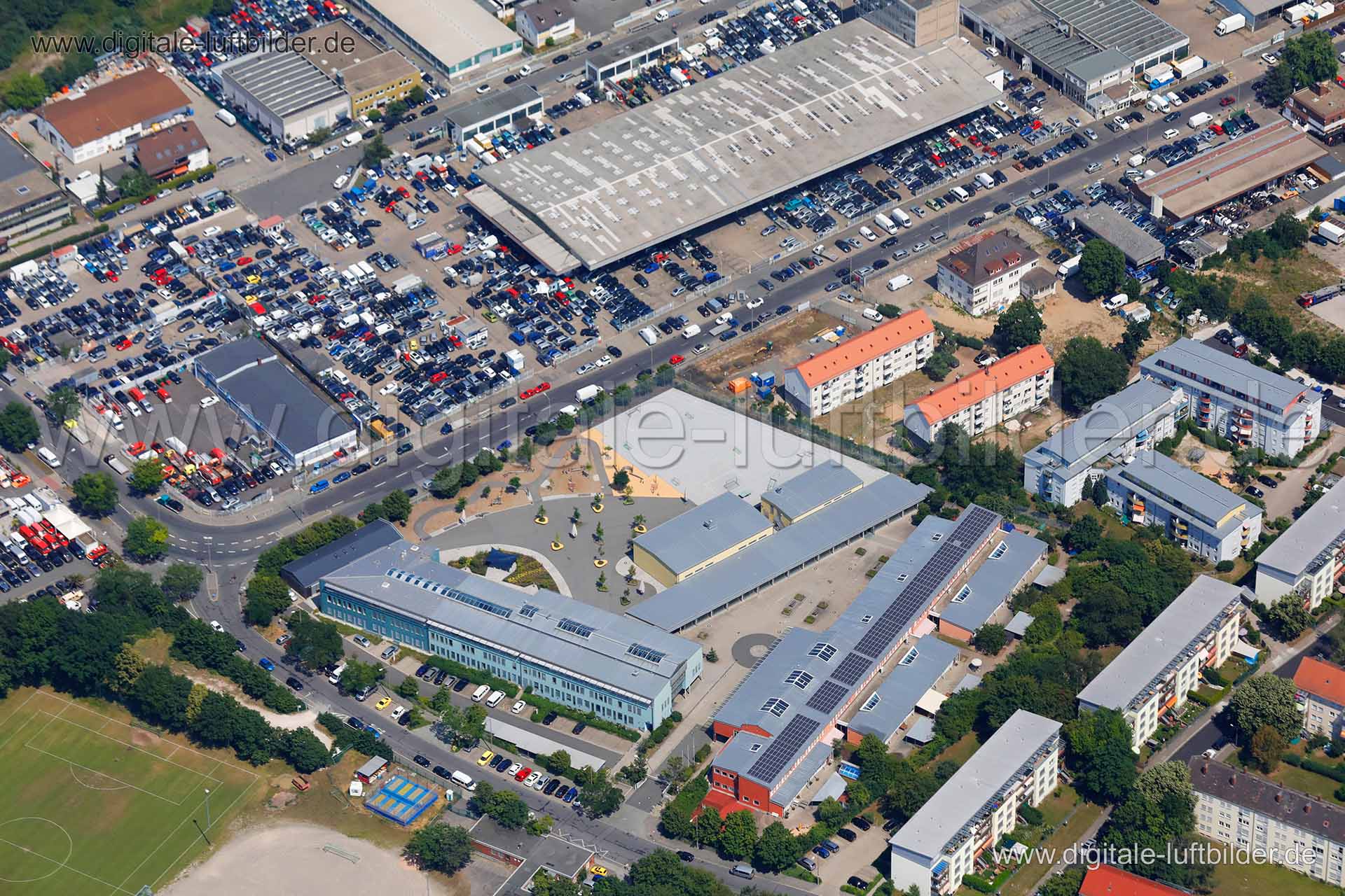 Luftaufnahme Förderzentrum in Nürnberg | Mittelfranken, Bayern