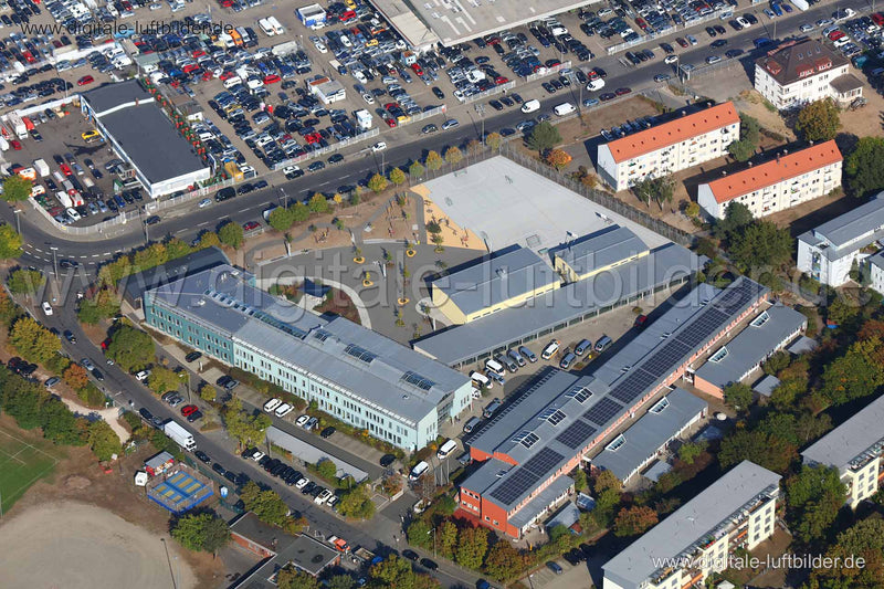 Luftaufnahme Förderzentrum Förderschwerpunkt Sprache in Nürnberg | Mittelfranken, Bayern