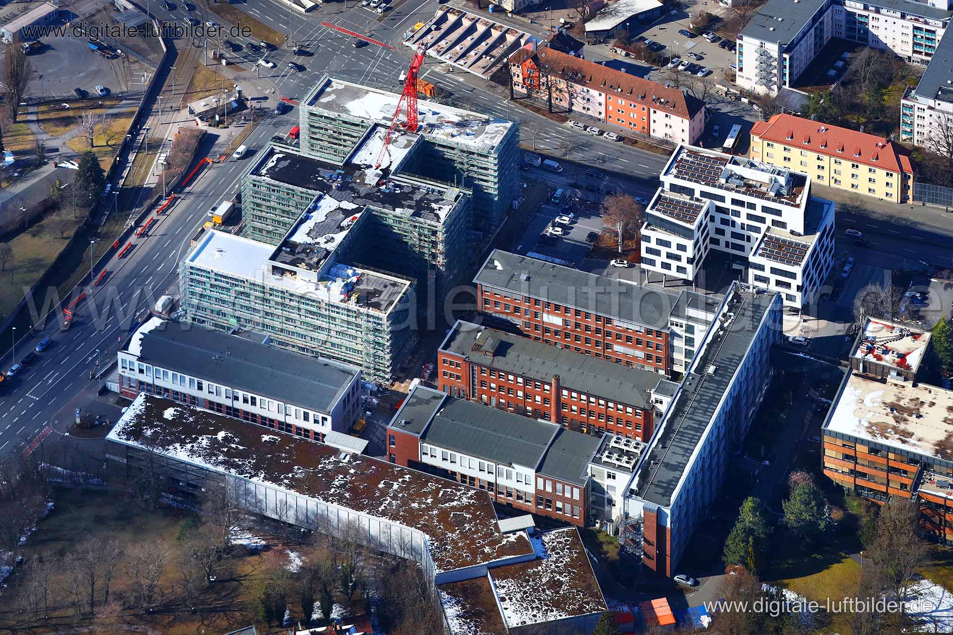 Luftaufnahme FrankenCampus in Nürnberg | Mittelfranken, Bayern