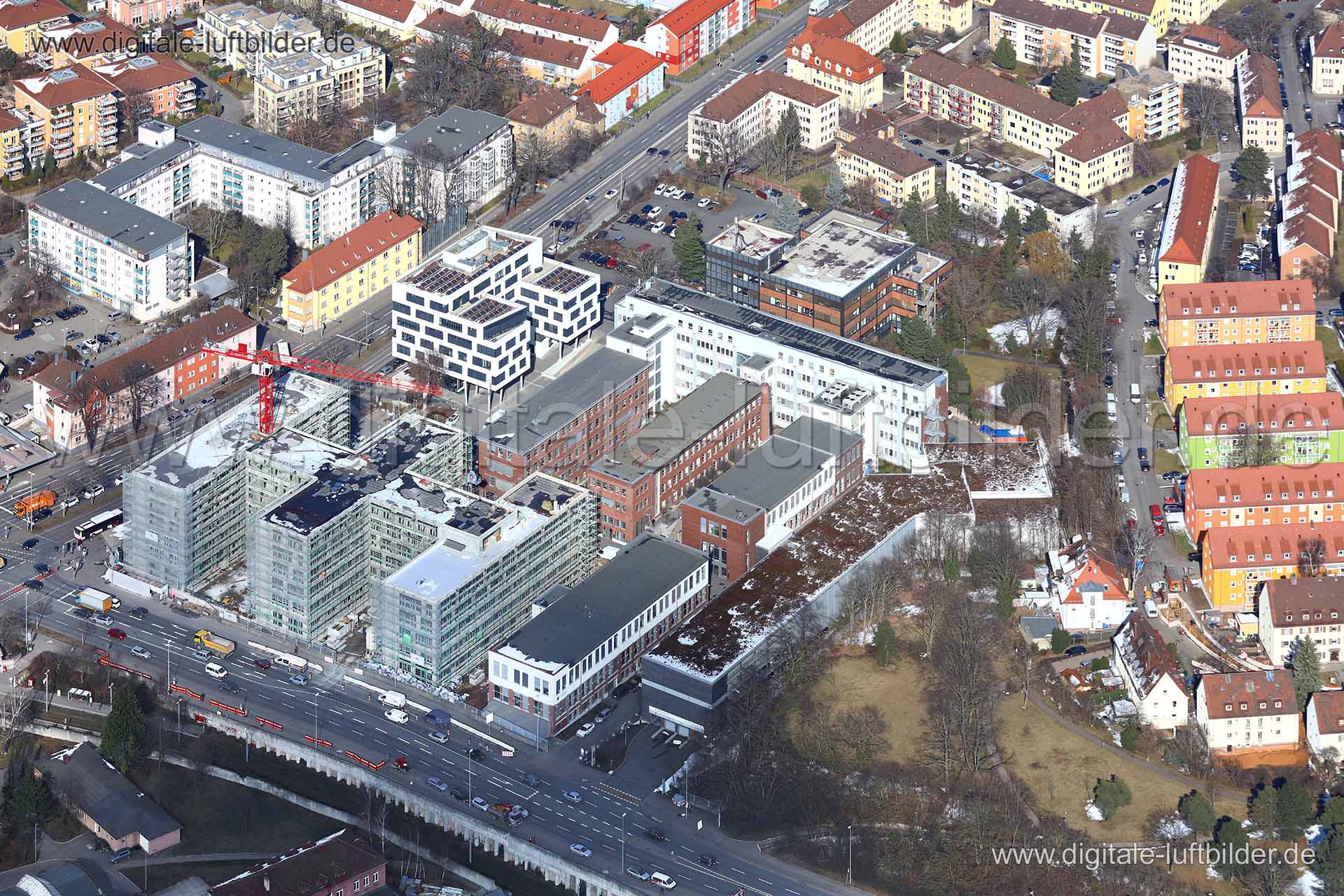 Luftaufnahme FrankenCampus in Nürnberg | Mittelfranken, Bayern
