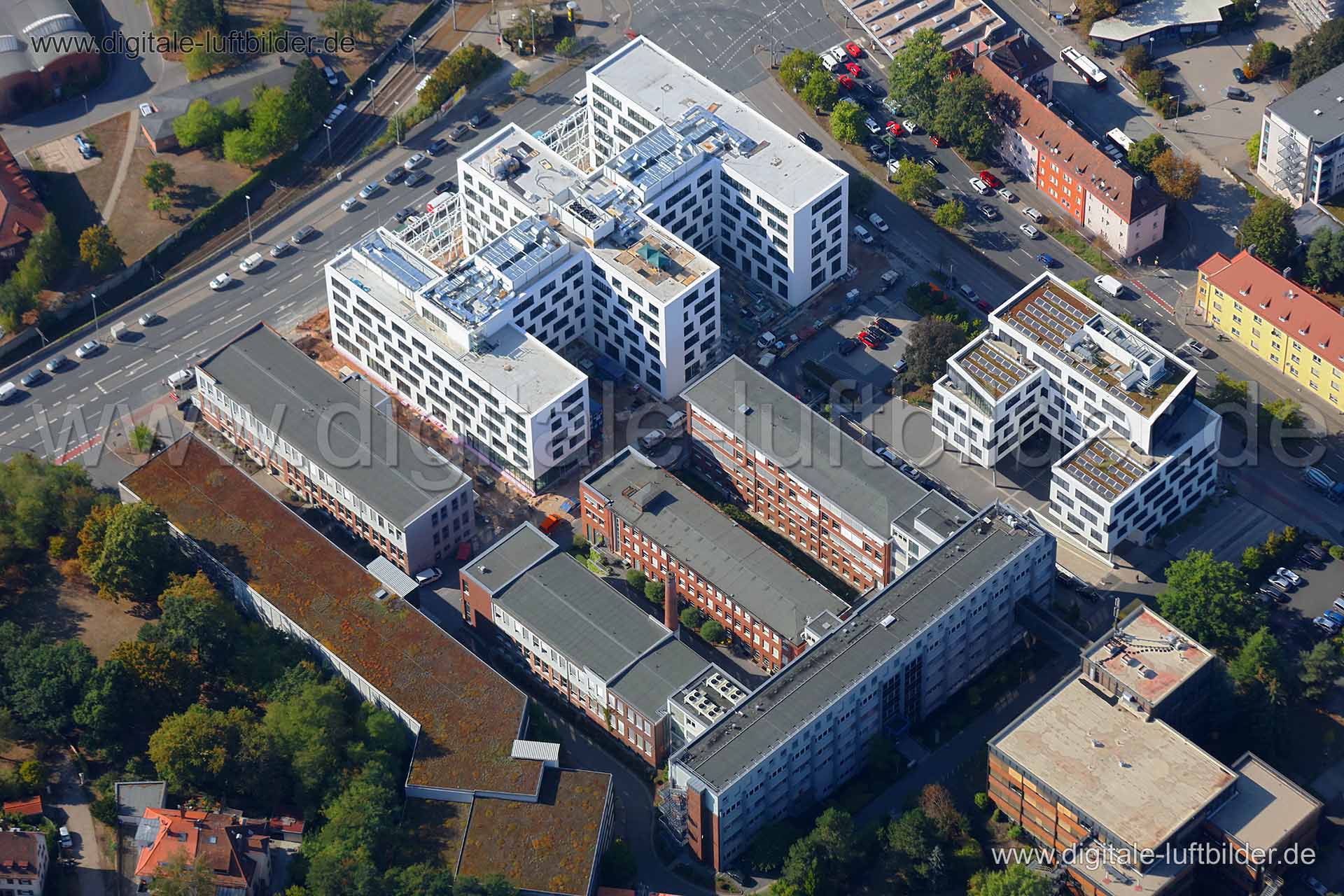 Luftaufnahme FrankenCampus in Nürnberg | Mittelfranken, Bayern