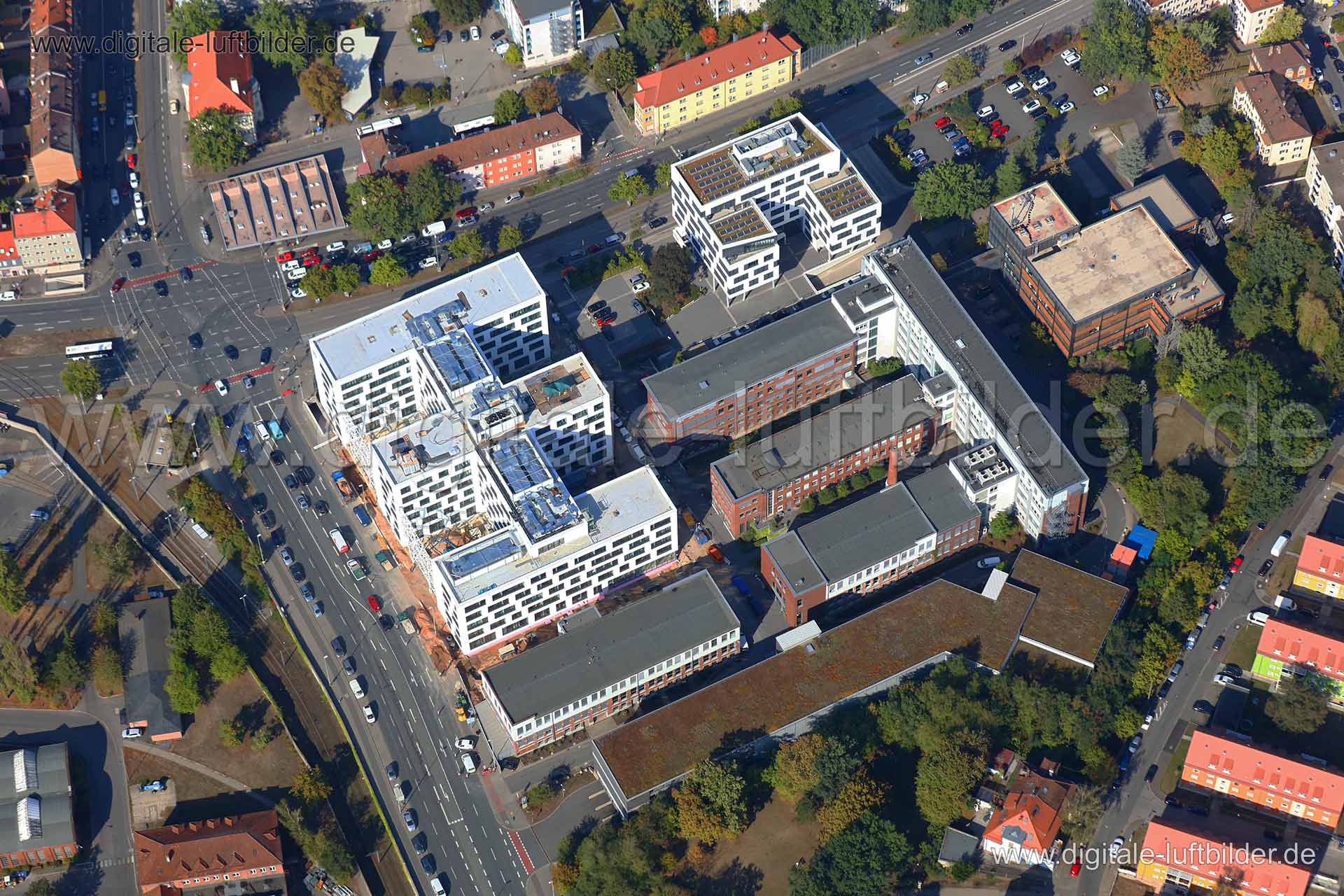 Luftaufnahme FrankenCampus in Nürnberg | Mittelfranken, Bayern