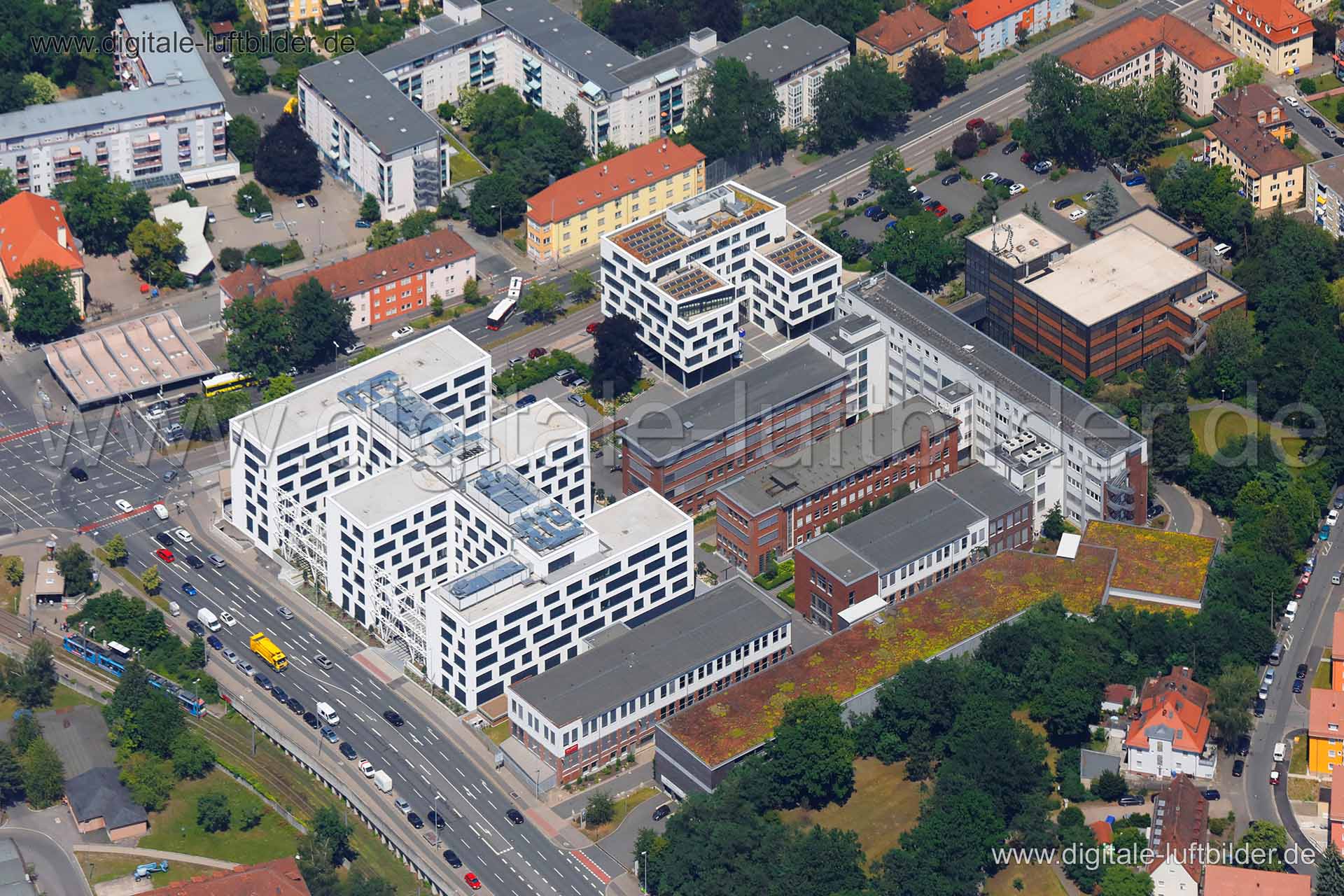 Luftaufnahme FrankenCampus in Nürnberg | Mittelfranken, Bayern