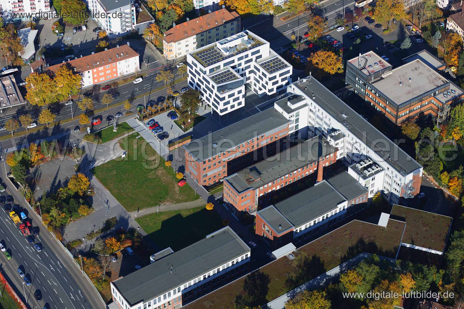 Luftaufnahme Frankenstraße in Nürnberg | Mittelfranken, Bayern