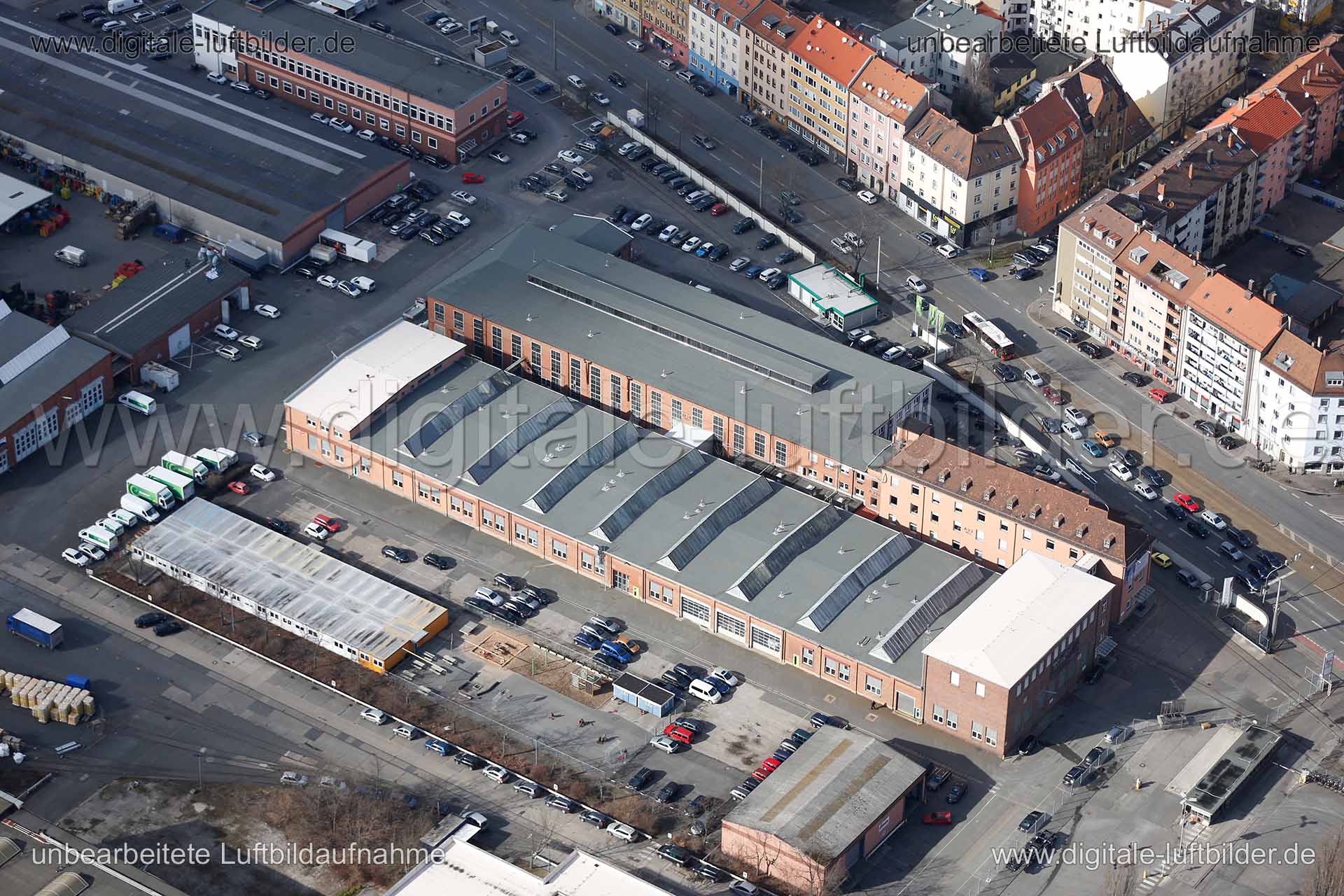 Luftaufnahme Frankenstraße in Nürnberg | Mittelfranken, Bayern